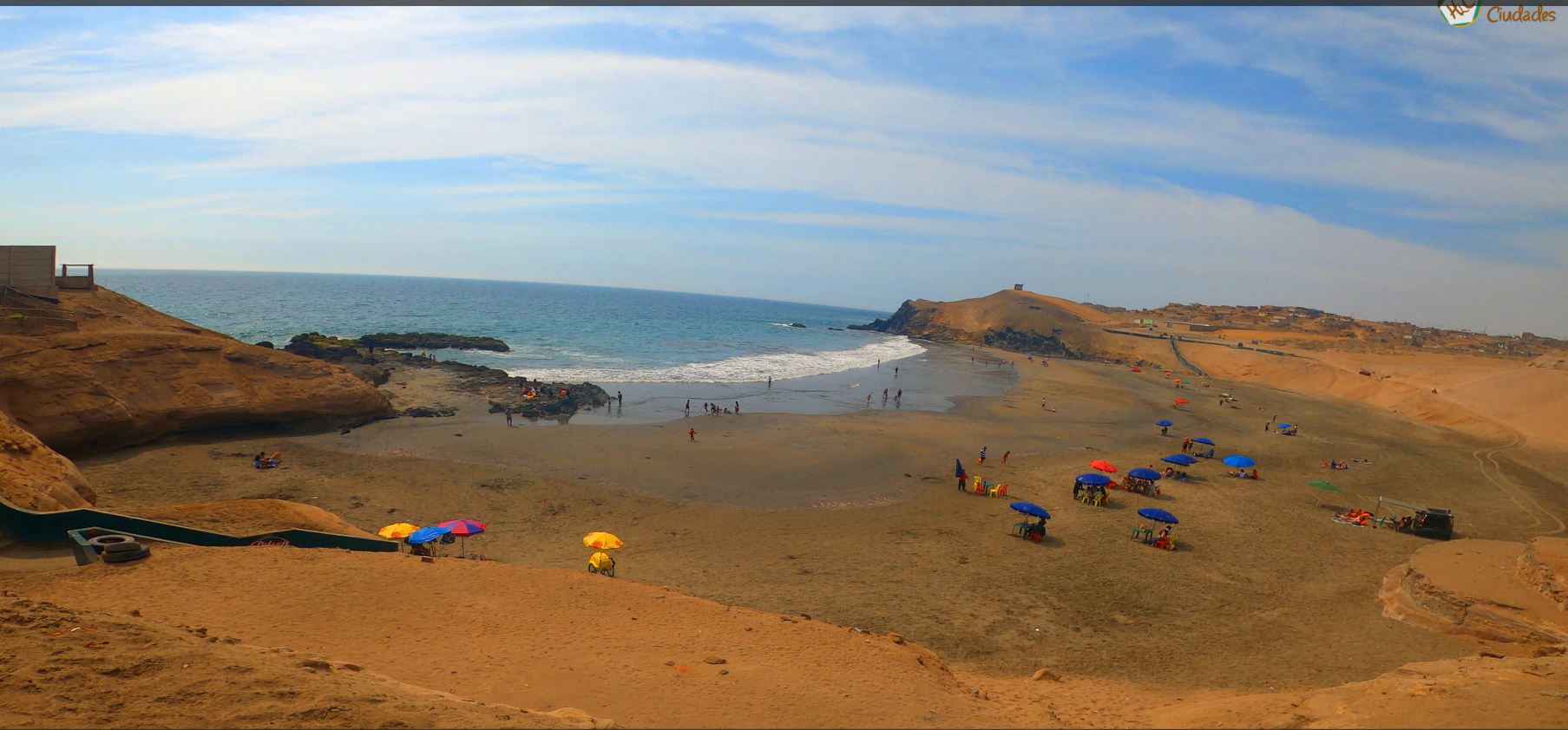 Playa de Hornillos en Huacho Peru